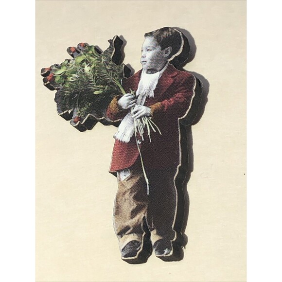 Kim Anderson pin/ Brooch Lot Boy Holding Bouquet of Roses / Boy & Girl Kissing - Picture 8 of 9